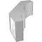 Ekena Millwork 5 1/2-in. W x 12-in. D x 20-in. H Balboa Architectural Grade PVC Knee Brace BRCP055X12X20BOA - alternate 4
